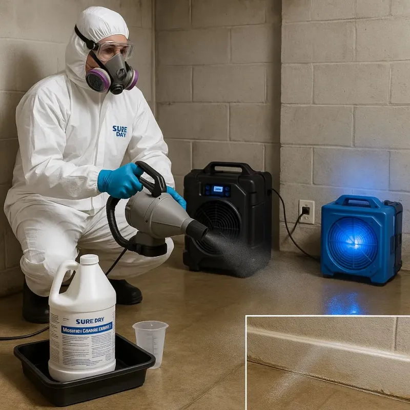 Sanitization and Odor Removal process in Mishicot, WI