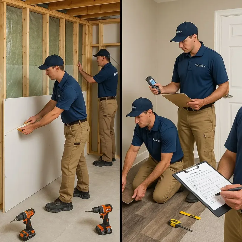 Repairs and Reconstruction process in Mishicot, WI